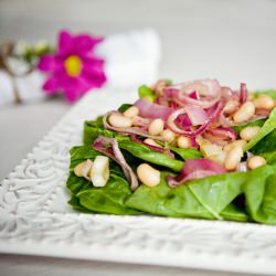 Spinach & White Bean Salad