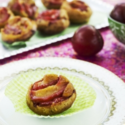 Spiced Plum Tartes Tatin