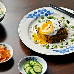 Vegetarian Kimchi Fried Rice