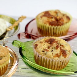 Mushroom Goat Cheese Muffins