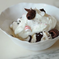 Peppermint Hot Fudge Sundae