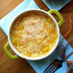 Mango Coconut Clafoutis