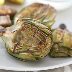 Grilled Baby Artichokes