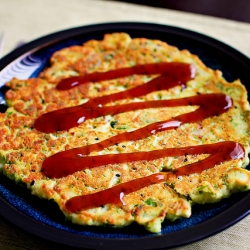 Okonomiyaki Savory Japanese Pancake