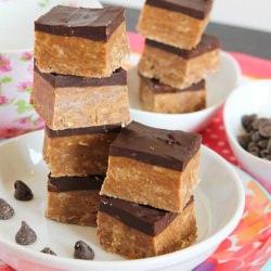 Nutella & Peanut Butter Graham Bars