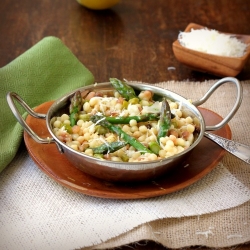 Fregola Sarda with Asparagus