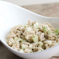 Tuna Pasta Salad w/ Celery & Egg