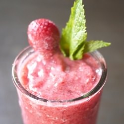 Strawberry Lychee Mint Smoothie