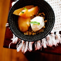 Poached Quince with Spices