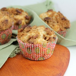 Peach Muffins w/ Pecan Topping