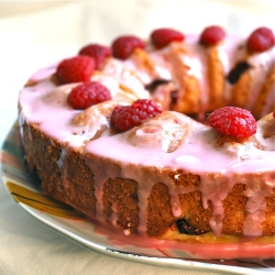 Raspberry Lemon Bundt Cake