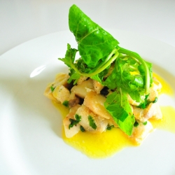 Butter-Poached Tilapia with Parsley