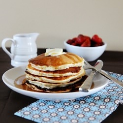 Sour Cream Banana Pancakes