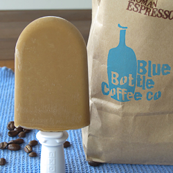 Blue Bottle Macchiato Popsicles