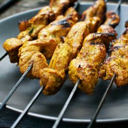 Lime-Curry Pork Skewers