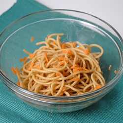 Cold Spaghetti w/ Peanut Soy