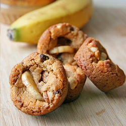 Flourless Chunky Monkey Cookies