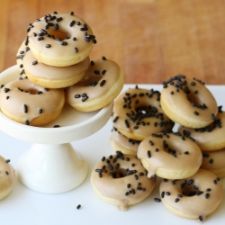 Mini Doughnuts with Maple Glaze