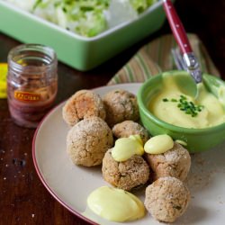 Fishballs with Milk Mayonnaise