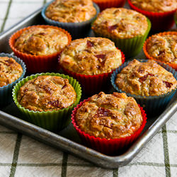 Pizza-Flavored Breakfast Muffins