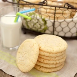 Chewy Lime Sugar Cookies