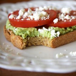 Avocado & Tomato Tartine