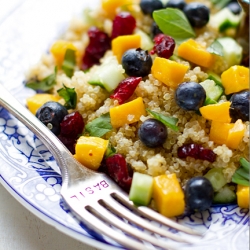 Blueberry Mango Quinoa Salad