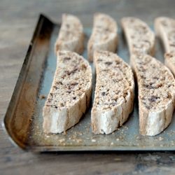 Mocha Chocolate Chip Biscotti