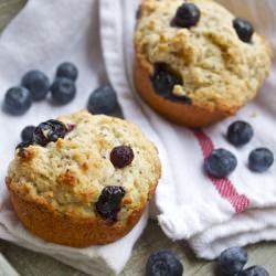 Lemon Poppyseed Blueberry Muffins