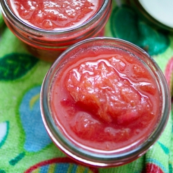 Rhubarb Honey Compote