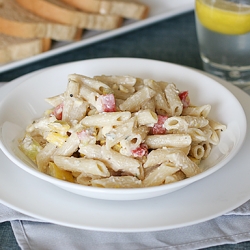 Penne with Squash and Corn