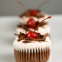 Gluten Free Black Forrest Cupcakes