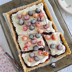 Cherry and Almond Tart