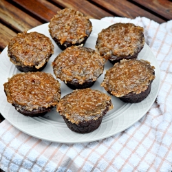 German Chocolate Cupcakes