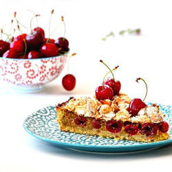 Cherry Tart With Pistachio Cream