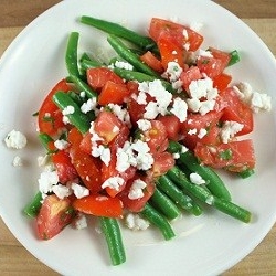 Tomato Salad & Anchovy Carbonara