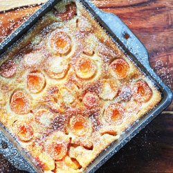 Baby Apricot Clafoutis