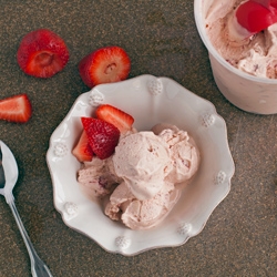 Strawberry Mascarpone Ice Cream