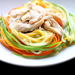 Zucchini Noodles with Peanut Sauce