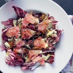 Speck, Scamorza and Radicchio Salad