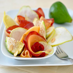 Bresaola with Fruit Carpaccio