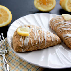 Whole Wheat Lemon Poppy Seed Scones