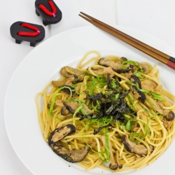 Japanese Tuna and Mushroom Pasta