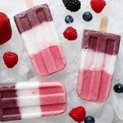 Berry Yogurt Popsicles