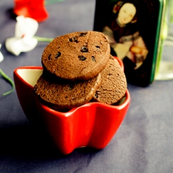 Rich Dark Chocolate Cookies