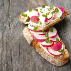 Radish Tea Sandwiches