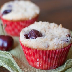 Cherry Crumb Muffins