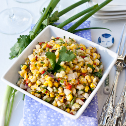 Grilled Corn Salsa