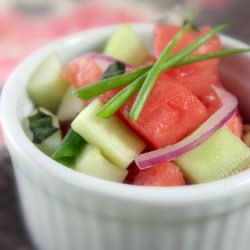 Cucumber Watermelon Salad