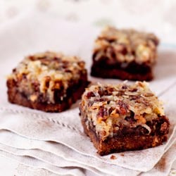 German Chocolate Brownies